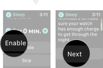 تفعيل روتين النوم