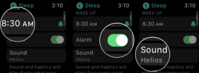 ضبط اجراءات الجدولة لوضع النوم