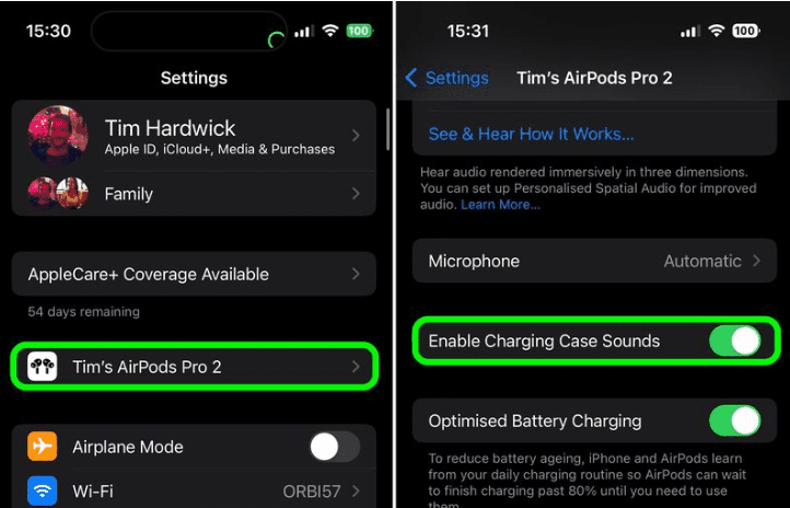 علبة السماعة ايربودز 2